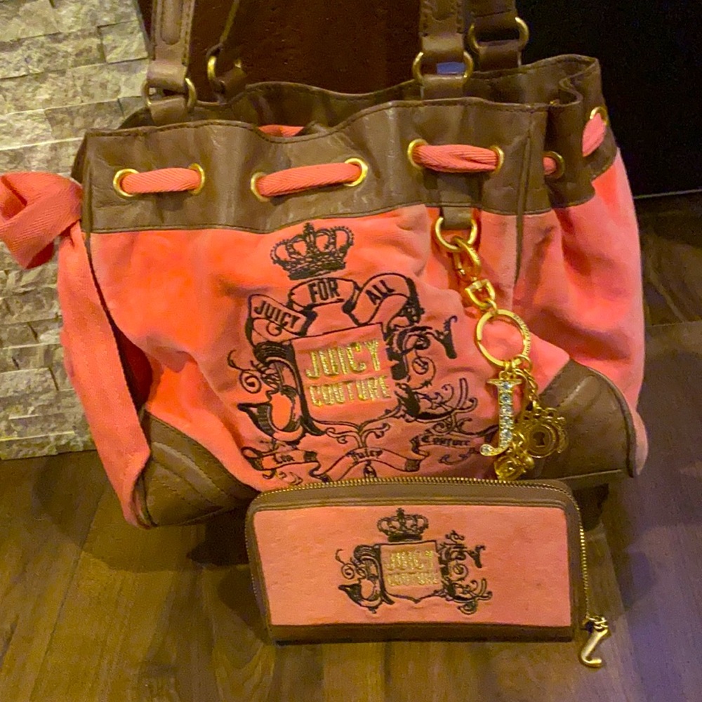 Juicy Couture bag with matching wallet